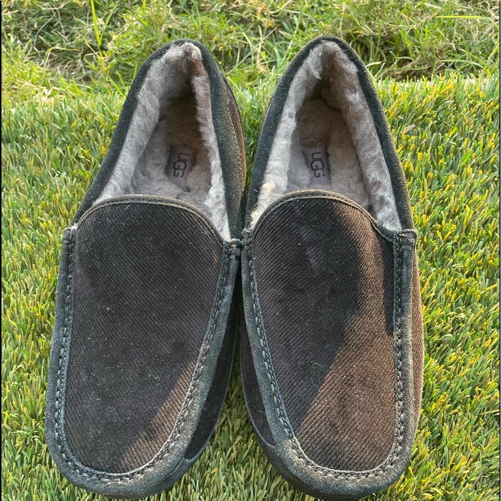 Men’s UGG Ascot Corduroy II UGGplush Lined Driver Slippers sz 11